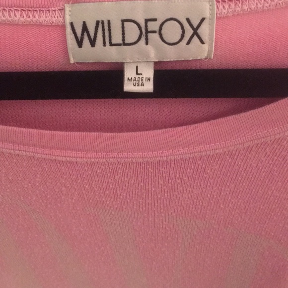 Wildfox sweatshirt romper LOVE Large - Picture 2 of 6